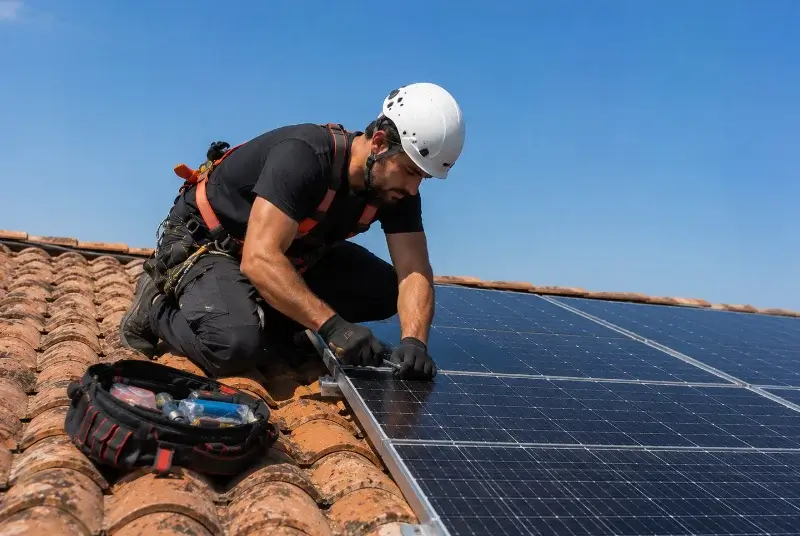 Maintenance et monitoring de panneaux solaires à Villeneuve-Lécussan