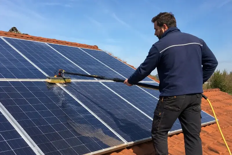 Nettoyage et entretien de panneaux solaires à Villeneuve-Lécussan